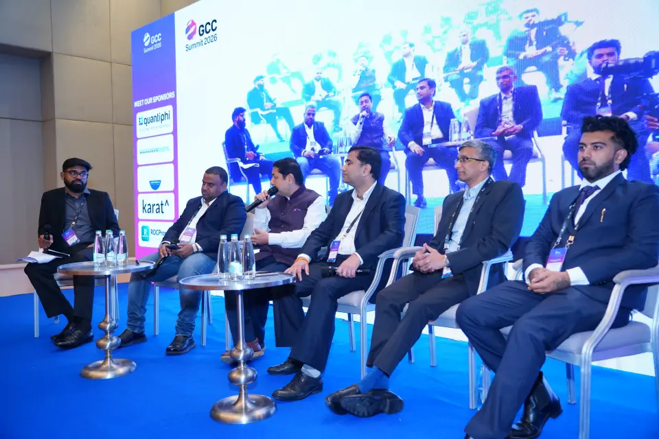 Panel of GCC leaders on the main stage