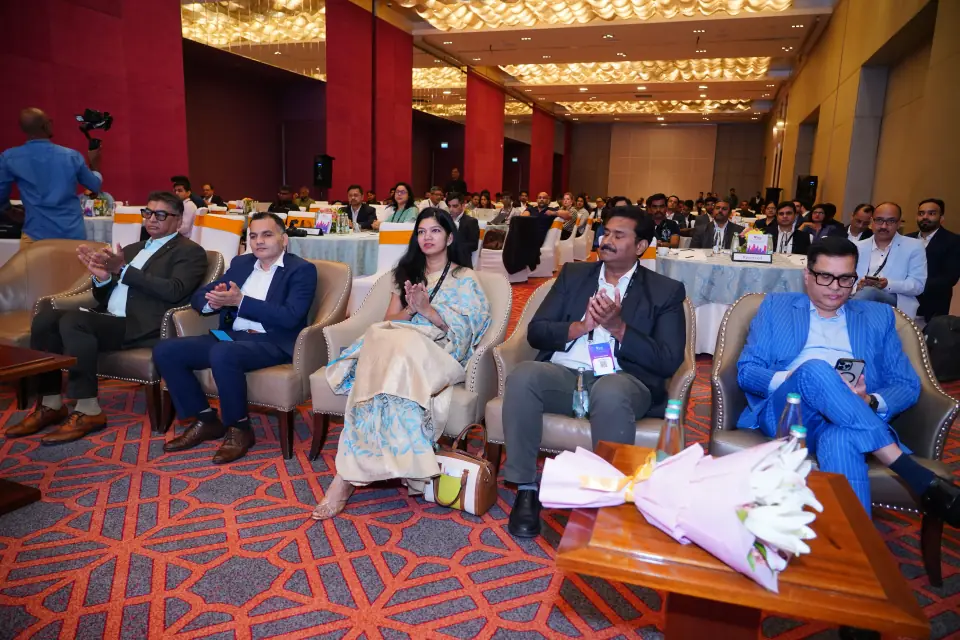 Audience seated for a keynote session